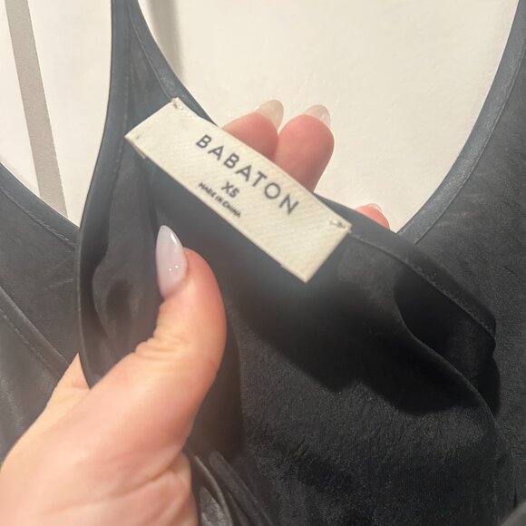 Aritzia Satin Midi Dress - Picture 3 of 3